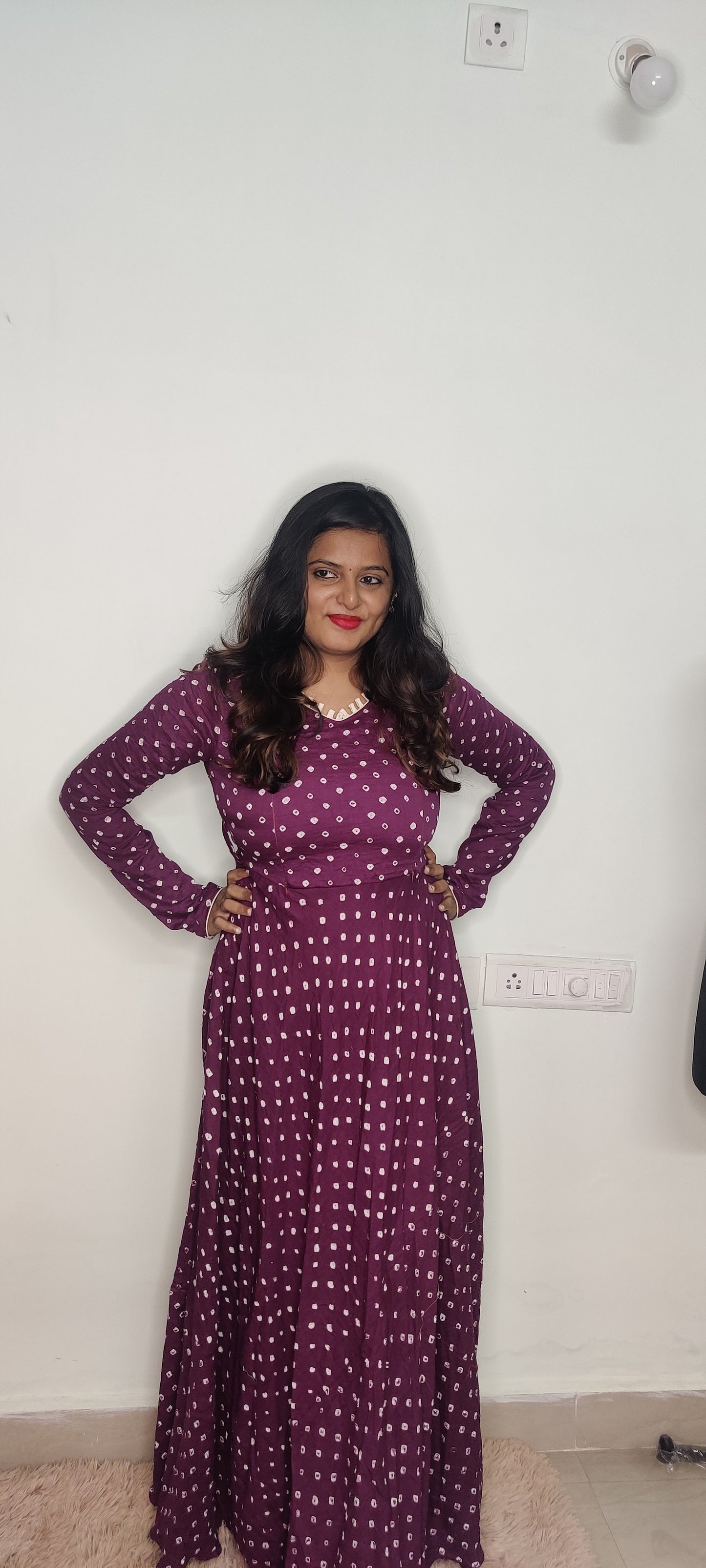 Bandhini Maroon