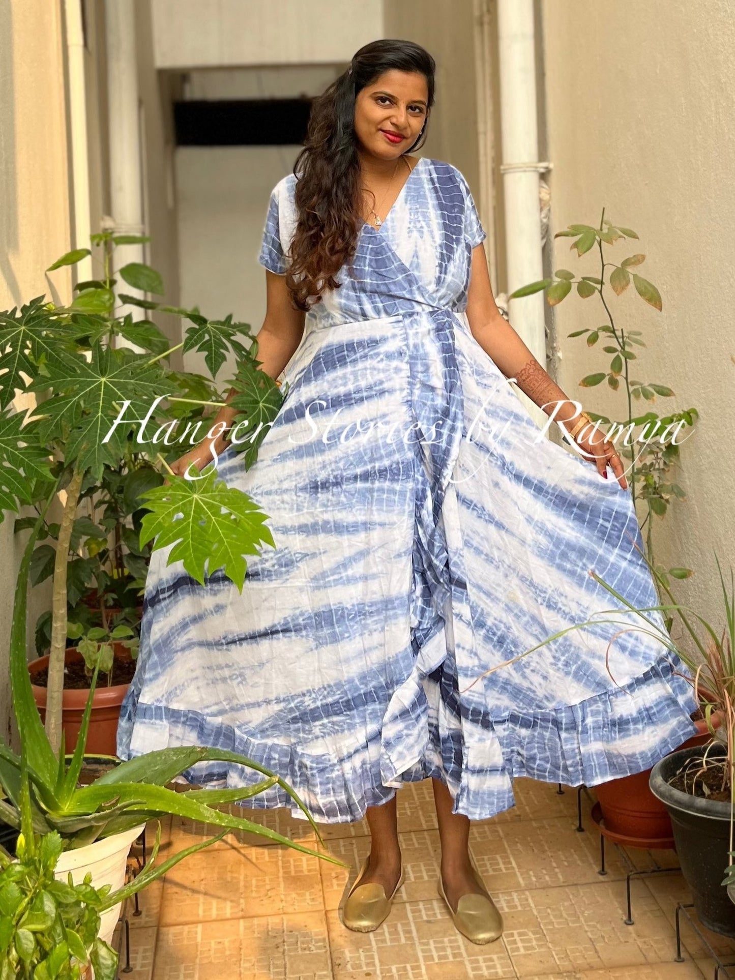 Tie dye Blue
