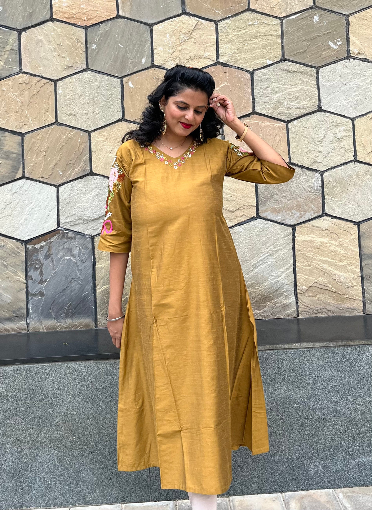 Kavya Raw silk Kurti