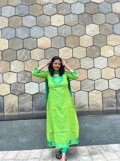 Margazhi - Parrot green