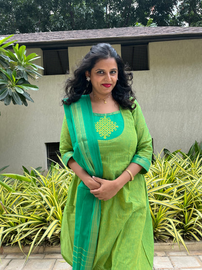 Margazhi - Parrot green
