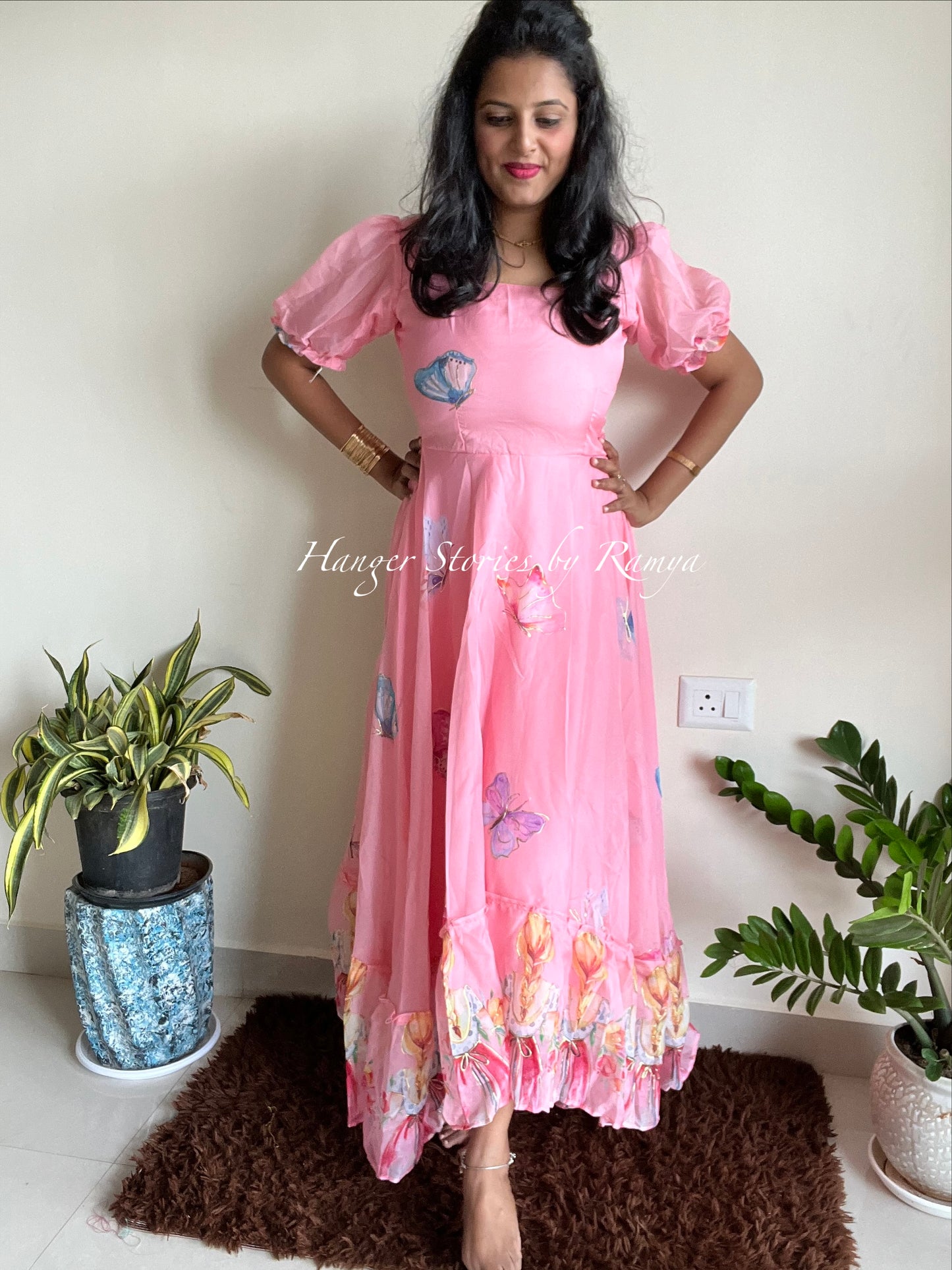 Ruffle girl Pink
