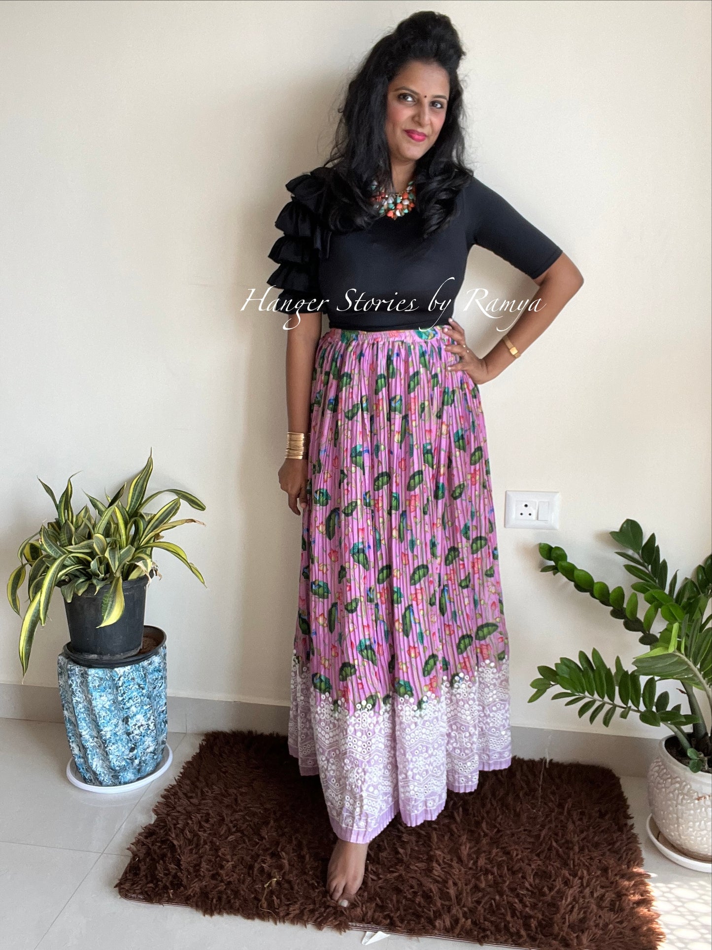 Parrot Lehenga