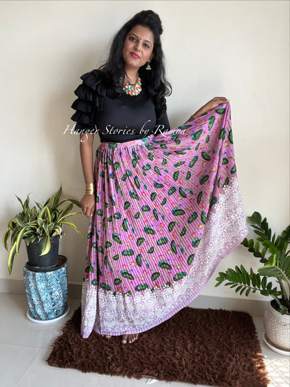Parrot Lehenga