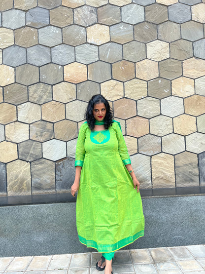 Margazhi - Parrot green