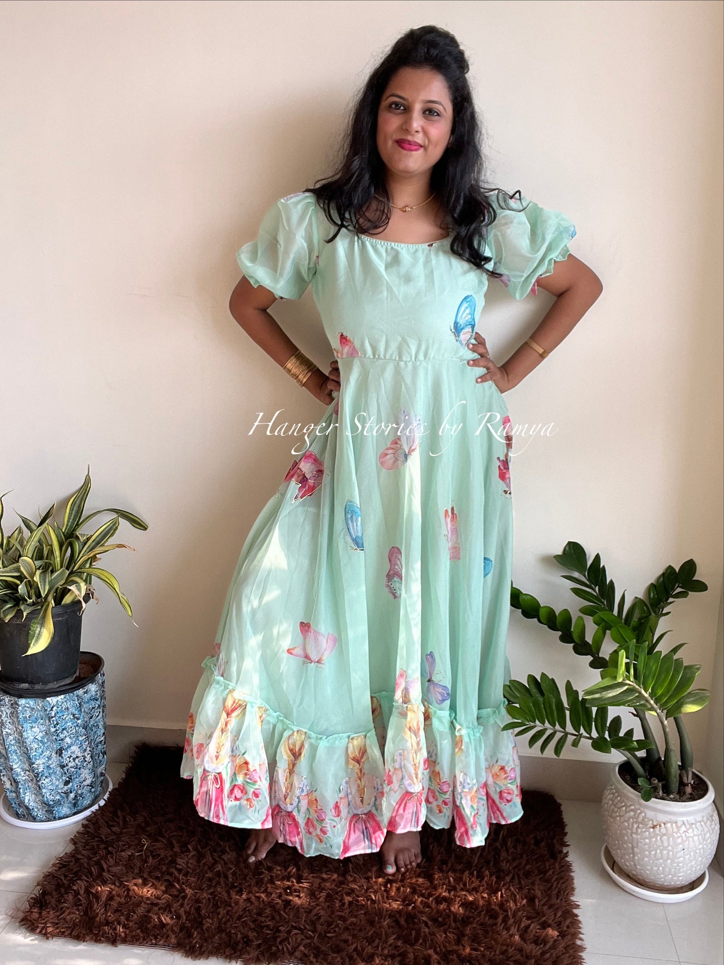 Ruffle girl Pistachio