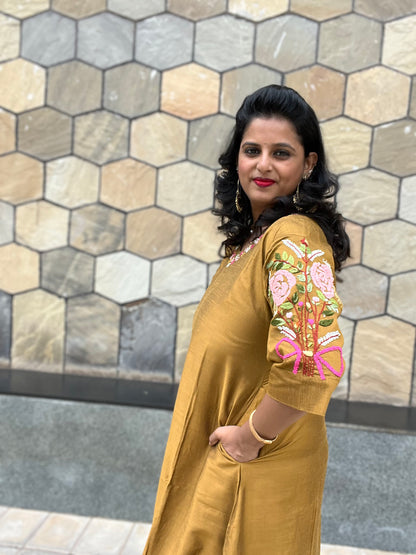Kavya Raw silk Kurti