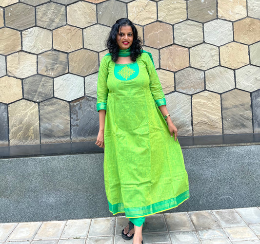 Margazhi - Parrot green