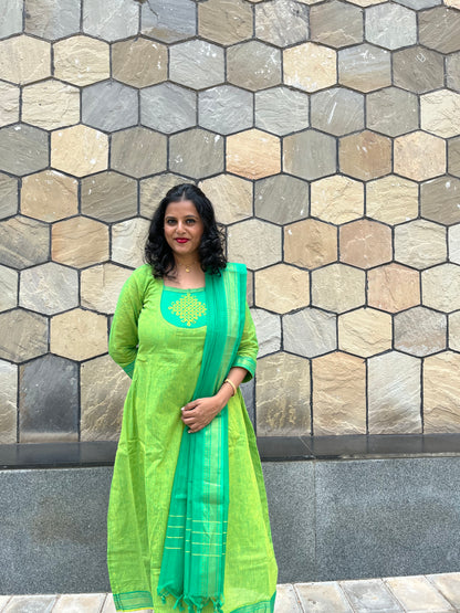 Margazhi - Parrot green
