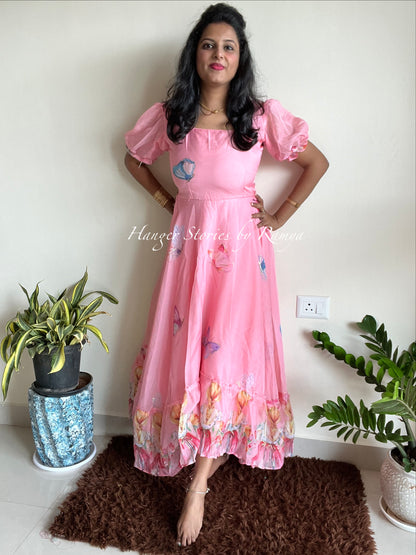 Ruffle girl Pink