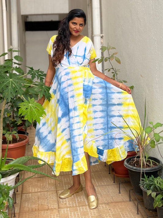 Tie dye Yellow