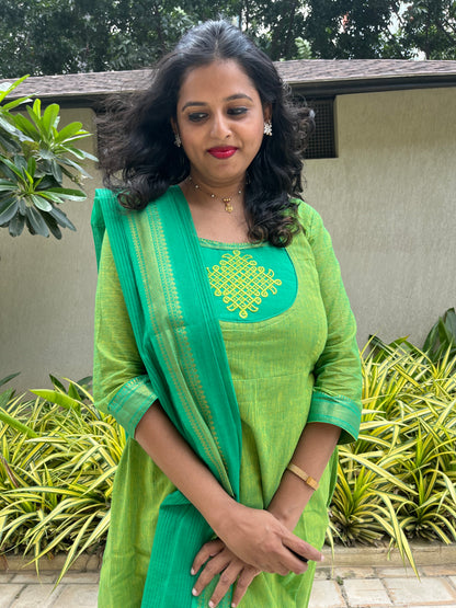 Margazhi - Parrot green