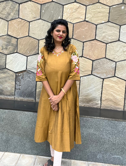 Kavya Raw silk Kurti