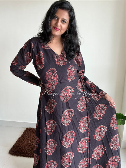 Manga Ajrakh Angrakha Black