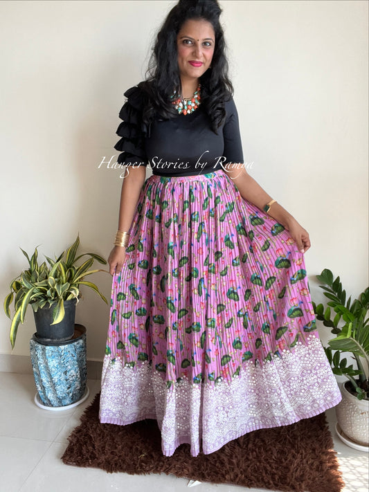 Parrot Lehenga