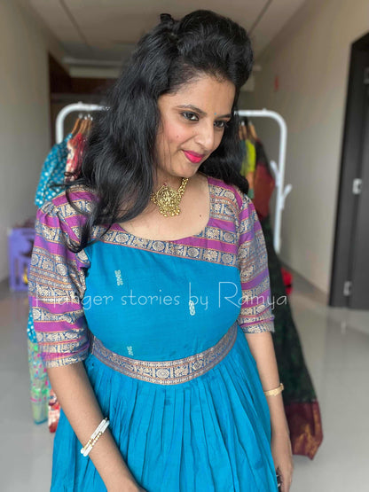 Chettinadu Mayil Blue